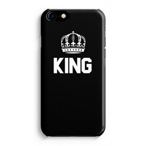 CaseCompany King zwart: iPhone 8 Volledig Geprint Hoesje
