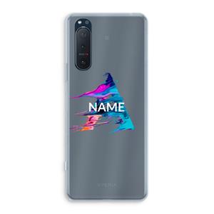 CaseCompany Abstract Spectrum: Sony Xperia 5 II Transparant Hoesje