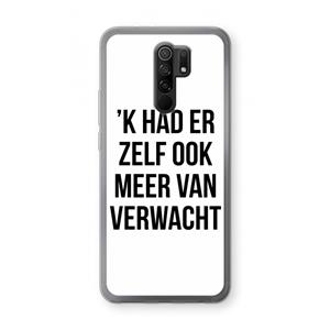 CaseCompany Meer verwacht: Xiaomi Redmi 9 Transparant Hoesje