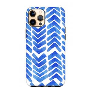 CaseCompany Blauwe pijlen: iPhone 12 Pro Max Tough Case