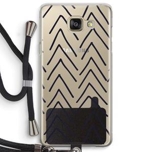CaseCompany Marrakech Arrows: Samsung Galaxy A5 (2016) Transparant Hoesje met koord