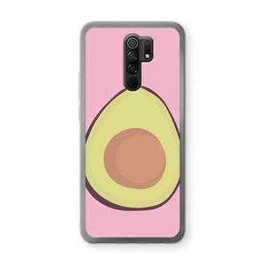 CaseCompany Avocado: Xiaomi Redmi 9 Transparant Hoesje