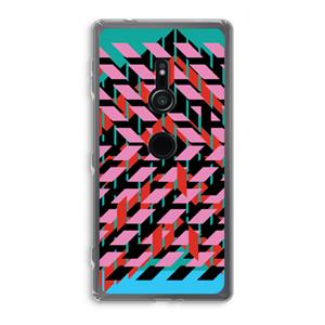 CaseCompany Skew Blush 2: Sony Xperia XZ2 Transparant Hoesje