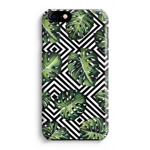 CaseCompany Geometrische jungle: iPhone 8 Volledig Geprint Hoesje