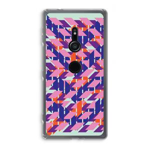 CaseCompany Skew Blush 3: Sony Xperia XZ2 Transparant Hoesje