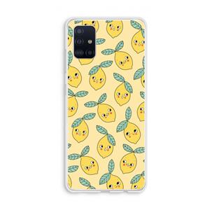 CaseCompany Citroenen: Galaxy A51 4G Transparant Hoesje