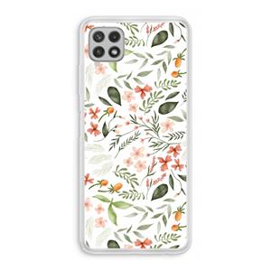 CaseCompany Sweet little flowers: Samsung Galaxy A22 4G Transparant Hoesje