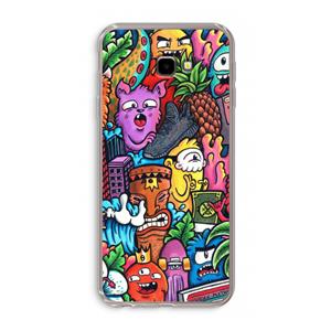 CaseCompany Vexx Mixtape: Samsung Galaxy J4 Plus Transparant Hoesje