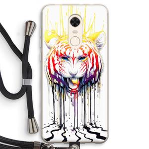 CaseCompany Fading: Xiaomi Redmi 5 Transparant Hoesje met koord