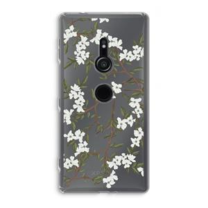 CaseCompany Blossoming spring: Sony Xperia XZ2 Transparant Hoesje