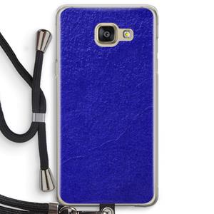 CaseCompany Majorelle Blue: Samsung Galaxy A5 (2016) Transparant Hoesje met koord