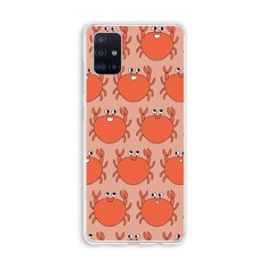 CaseCompany Krab: Galaxy A51 4G Transparant Hoesje