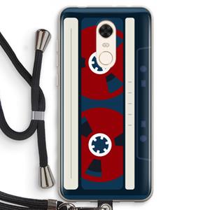 CaseCompany Here's your tape: Xiaomi Redmi 5 Transparant Hoesje met koord