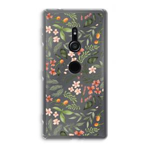 CaseCompany Sweet little flowers: Sony Xperia XZ2 Transparant Hoesje