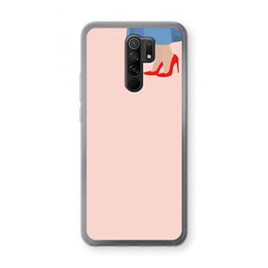 CaseCompany High heels: Xiaomi Redmi 9 Transparant Hoesje