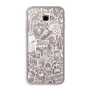 CaseCompany Vexx Mixtape #2: Samsung Galaxy J4 Plus Transparant Hoesje