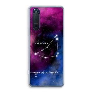 CaseCompany Sterrenbeeld - Donker: Sony Xperia 5 II Transparant Hoesje
