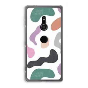 CaseCompany Memphis Shapes: Sony Xperia XZ2 Transparant Hoesje