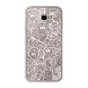 CaseCompany Vexx City #2: Samsung Galaxy J4 Plus Transparant Hoesje