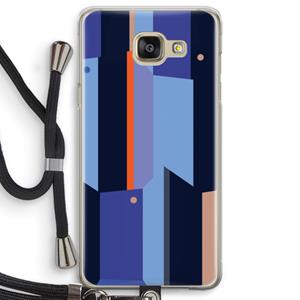 CaseCompany Gestalte 3: Samsung Galaxy A5 (2016) Transparant Hoesje met koord