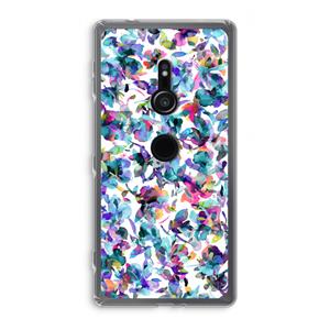 CaseCompany Hibiscus Flowers: Sony Xperia XZ2 Transparant Hoesje