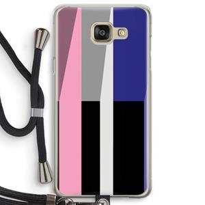 CaseCompany Gestalte 4: Samsung Galaxy A5 (2016) Transparant Hoesje met koord
