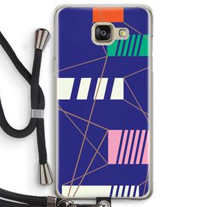 CaseCompany Gestalte 5: Samsung Galaxy A5 (2016) Transparant Hoesje met koord