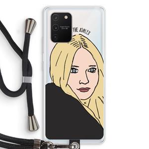 CaseCompany Ashley: Samsung Galaxy S10 Lite Transparant Hoesje met koord