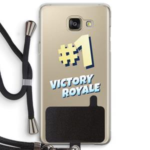 CaseCompany Victory Royale: Samsung Galaxy A5 (2016) Transparant Hoesje met koord