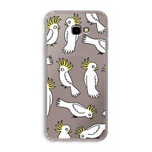 CaseCompany Papegaai: Samsung Galaxy J4 Plus Transparant Hoesje