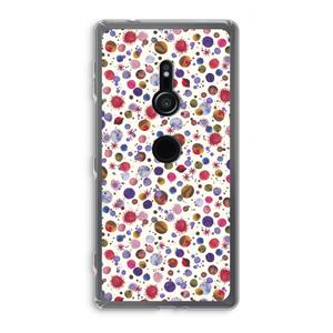 CaseCompany Planets Space: Sony Xperia XZ2 Transparant Hoesje