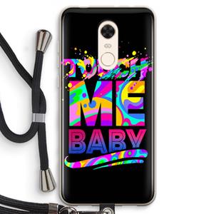 CaseCompany Touch Me: Xiaomi Redmi 5 Transparant Hoesje met koord