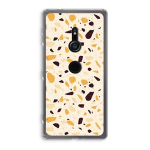 CaseCompany Terrazzo N°13: Sony Xperia XZ2 Transparant Hoesje