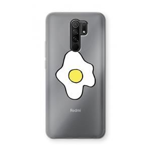 CaseCompany Spiegelei: Xiaomi Redmi 9 Transparant Hoesje