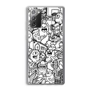 CaseCompany Vexx City #2: Samsung Galaxy Note 20 / Note 20 5G Transparant Hoesje