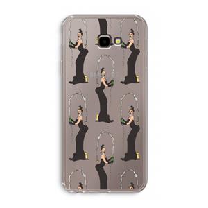 CaseCompany Pop Some Kim: Samsung Galaxy J4 Plus Transparant Hoesje