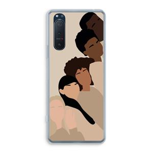 CaseCompany Sweet creatures: Sony Xperia 5 II Transparant Hoesje