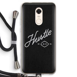 CaseCompany Hustle: Xiaomi Redmi 5 Transparant Hoesje met koord