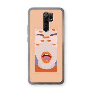 CaseCompany Surprise: Xiaomi Redmi 9 Transparant Hoesje