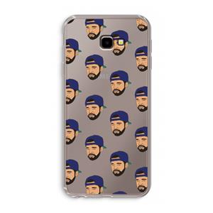 CaseCompany Drake Away: Samsung Galaxy J4 Plus Transparant Hoesje