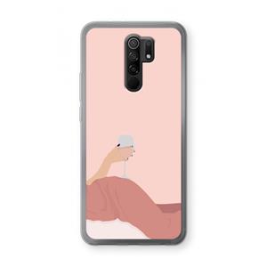 CaseCompany Wine: Xiaomi Redmi 9 Transparant Hoesje