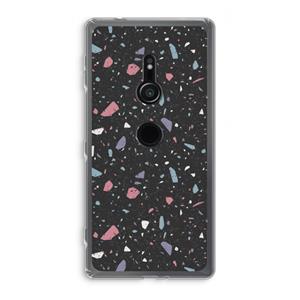 CaseCompany Terrazzo N°16: Sony Xperia XZ2 Transparant Hoesje
