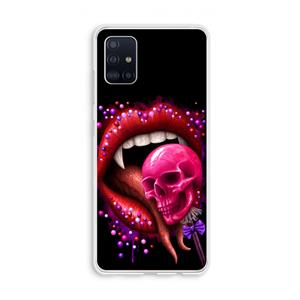 CaseCompany Dodelijk zoet: Galaxy A51 4G Transparant Hoesje