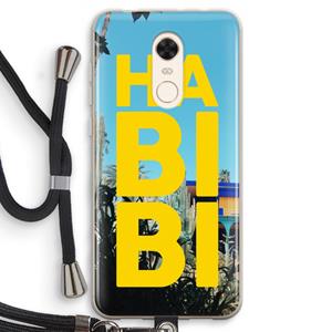 CaseCompany Habibi Majorelle : Xiaomi Redmi 5 Transparant Hoesje met koord