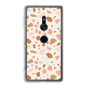 CaseCompany Terrazzo N°18: Sony Xperia XZ2 Transparant Hoesje
