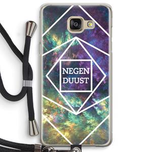 CaseCompany Negenduust ruimte: Samsung Galaxy A5 (2016) Transparant Hoesje met koord