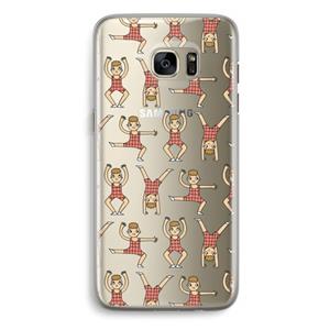 CaseCompany Gymboys: Samsung Galaxy S7 Edge Transparant Hoesje