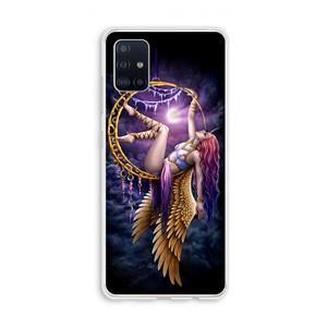 CaseCompany Aerial Angel: Galaxy A51 4G Transparant Hoesje