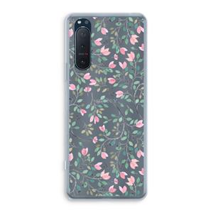 CaseCompany Sierlijke bloemen: Sony Xperia 5 II Transparant Hoesje