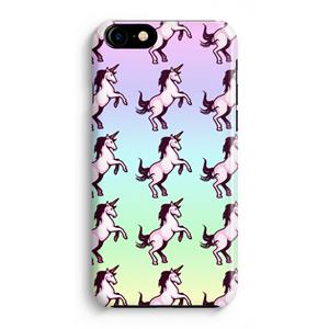 CaseCompany Musketon Unicorn: iPhone 8 Volledig Geprint Hoesje